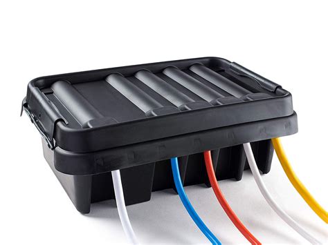 outdoor electrical power cord connection enclosure box|outside electrical box waterproof.